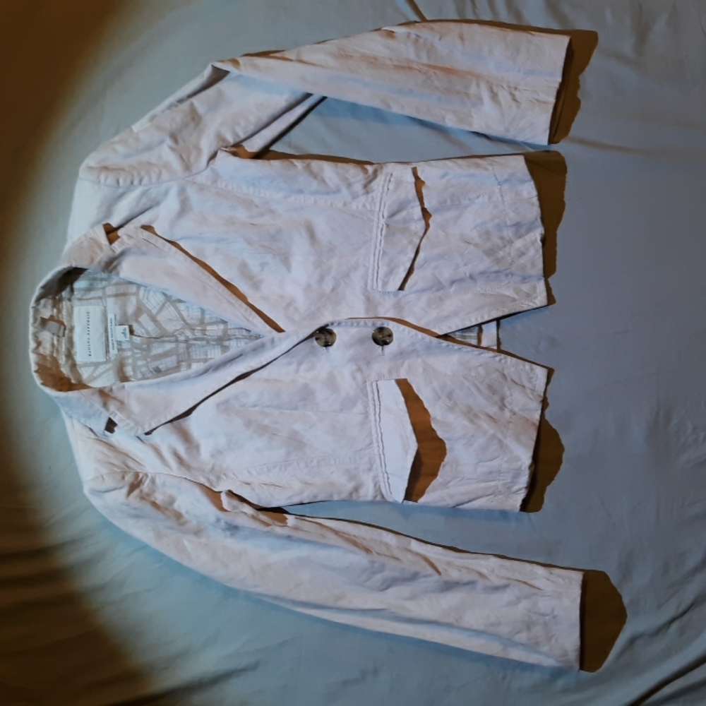 "RUMPLED JACKET"w/NYC map on inner lining